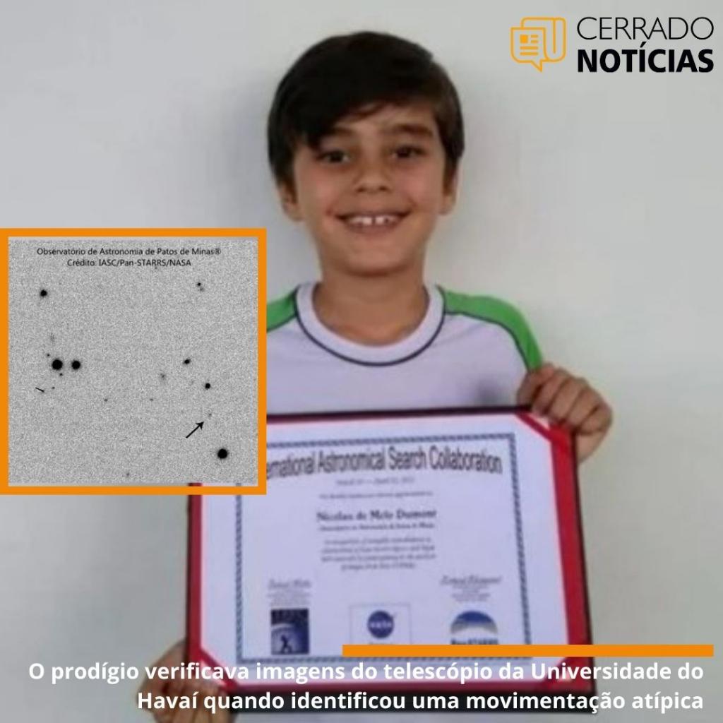 Garoto de Patos de Minas é reconhecido pela NASA ao descobrir possível ...